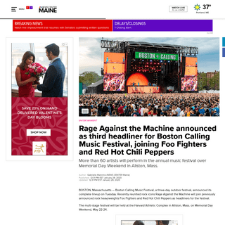 A complete backup of www.newscentermaine.com/article/entertainment/rage-against-the-machine-announced-as-third-headliner-for-bos