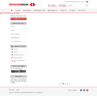 A complete backup of techcombank.com.vn