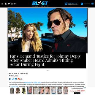 A complete backup of theblast.com/110013/fans-demand-justice-for-johnny-depp-after-amber-heard-admits-hit