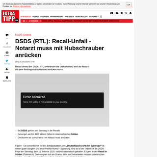 A complete backup of www.extratipp.com/fanbase/dsds-castingshow-rtl-recall-soelden-hoehenluft-notarzt-hubschrauber-zr-13539502.h