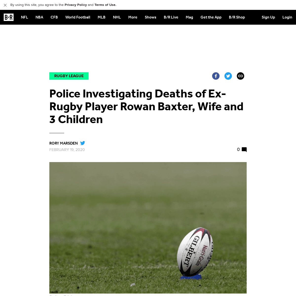 A complete backup of bleacherreport.com/articles/2877040-police-investigating-deaths-of-ex-rugby-player-rowan-baxter-wife-and-3-