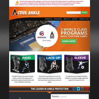 A complete backup of activeankle.com