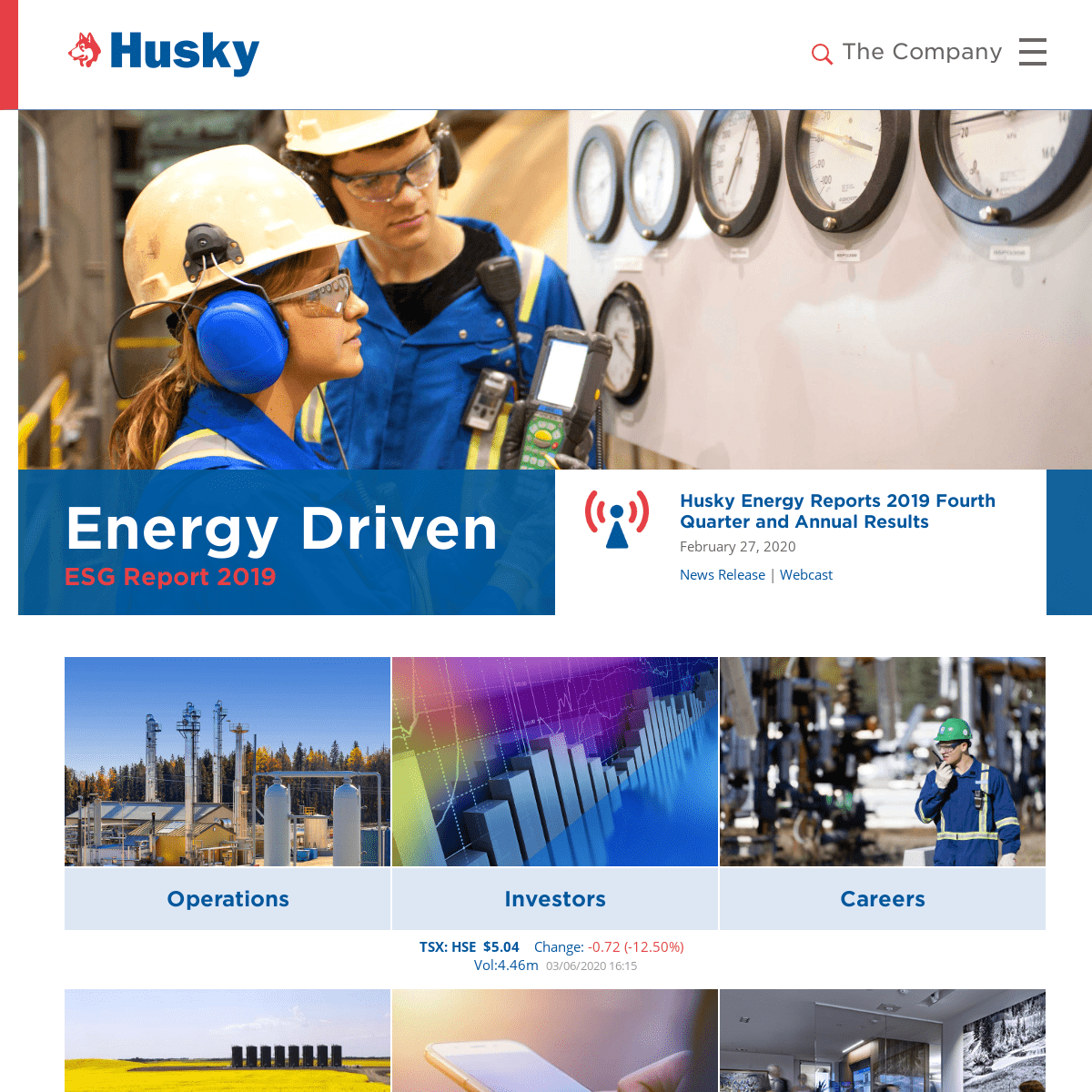 A complete backup of huskyenergy.com
