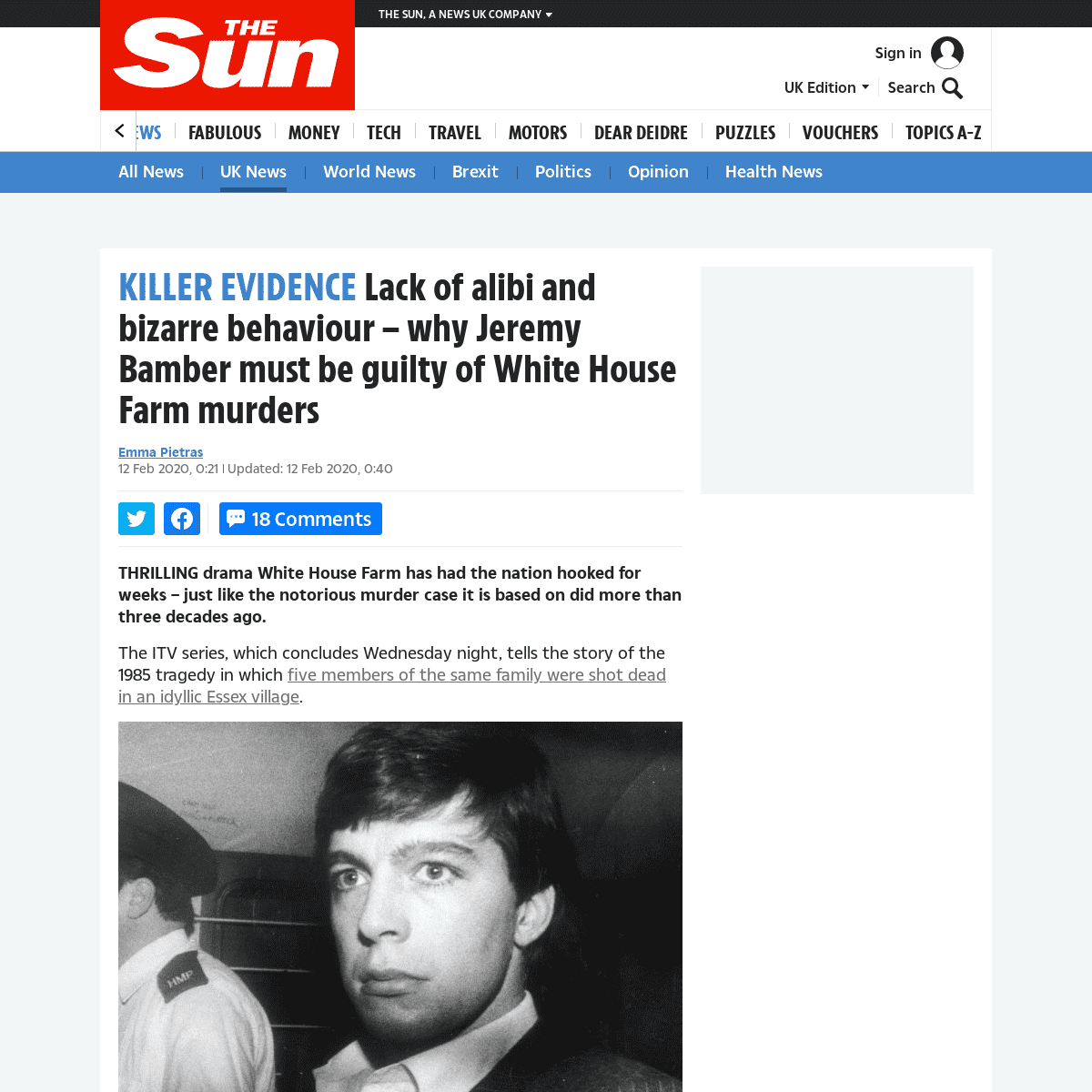 A complete backup of www.thesun.co.uk/news/10944441/white-house-farm-jeremy-bamber-guilty/