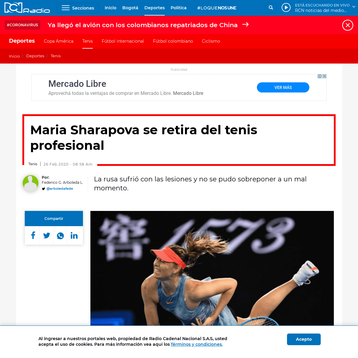 A complete backup of www.rcnradio.com/deportes/tenis/maria-sharapova-se-retira-del-tenis-profesional