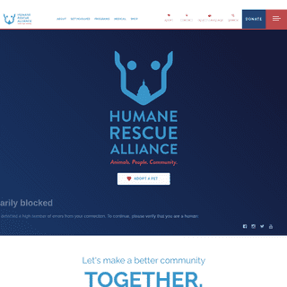 A complete backup of humanerescuealliance.org