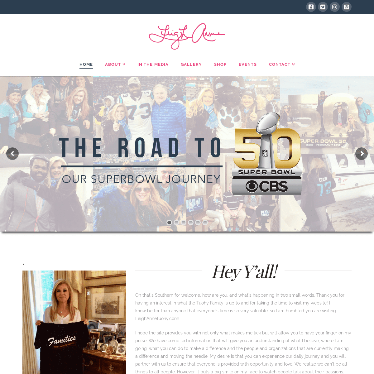 A complete backup of leighannetuohy.com
