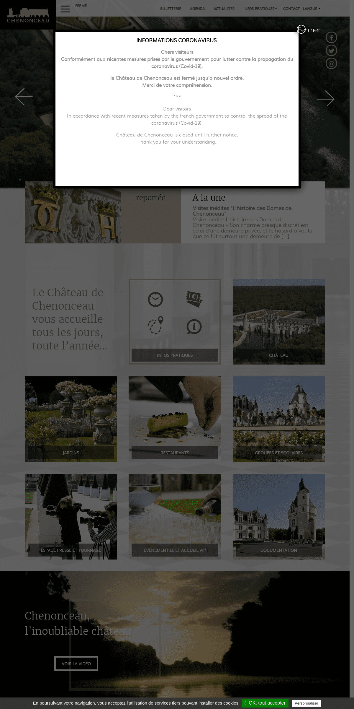 A complete backup of chenonceau.com