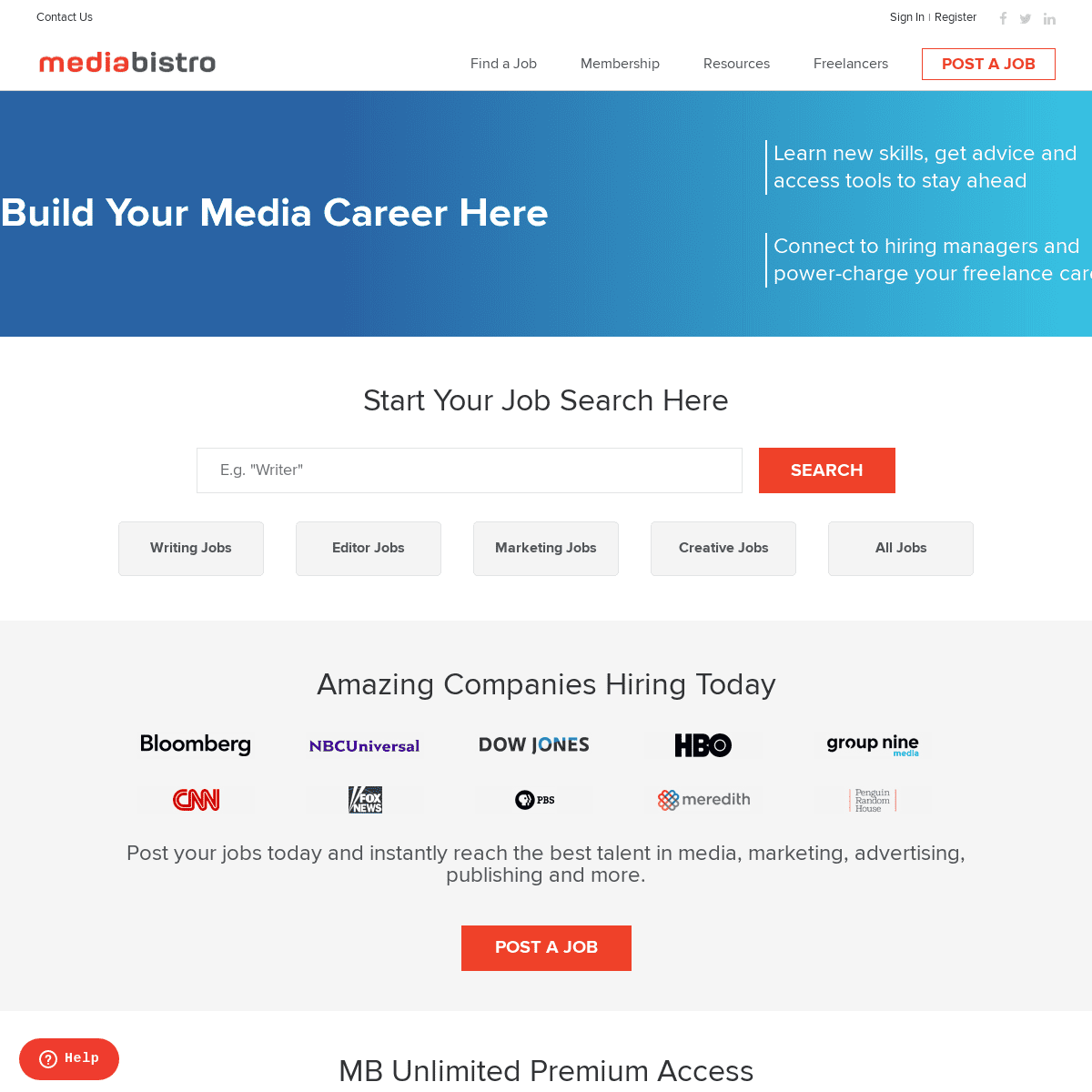 A complete backup of mediabistro.com