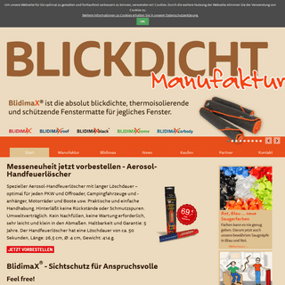 A complete backup of blickdicht-manufaktur.de