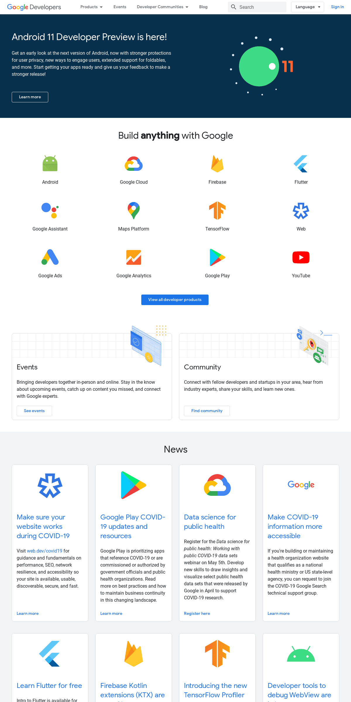 A complete backup of developers.google.com