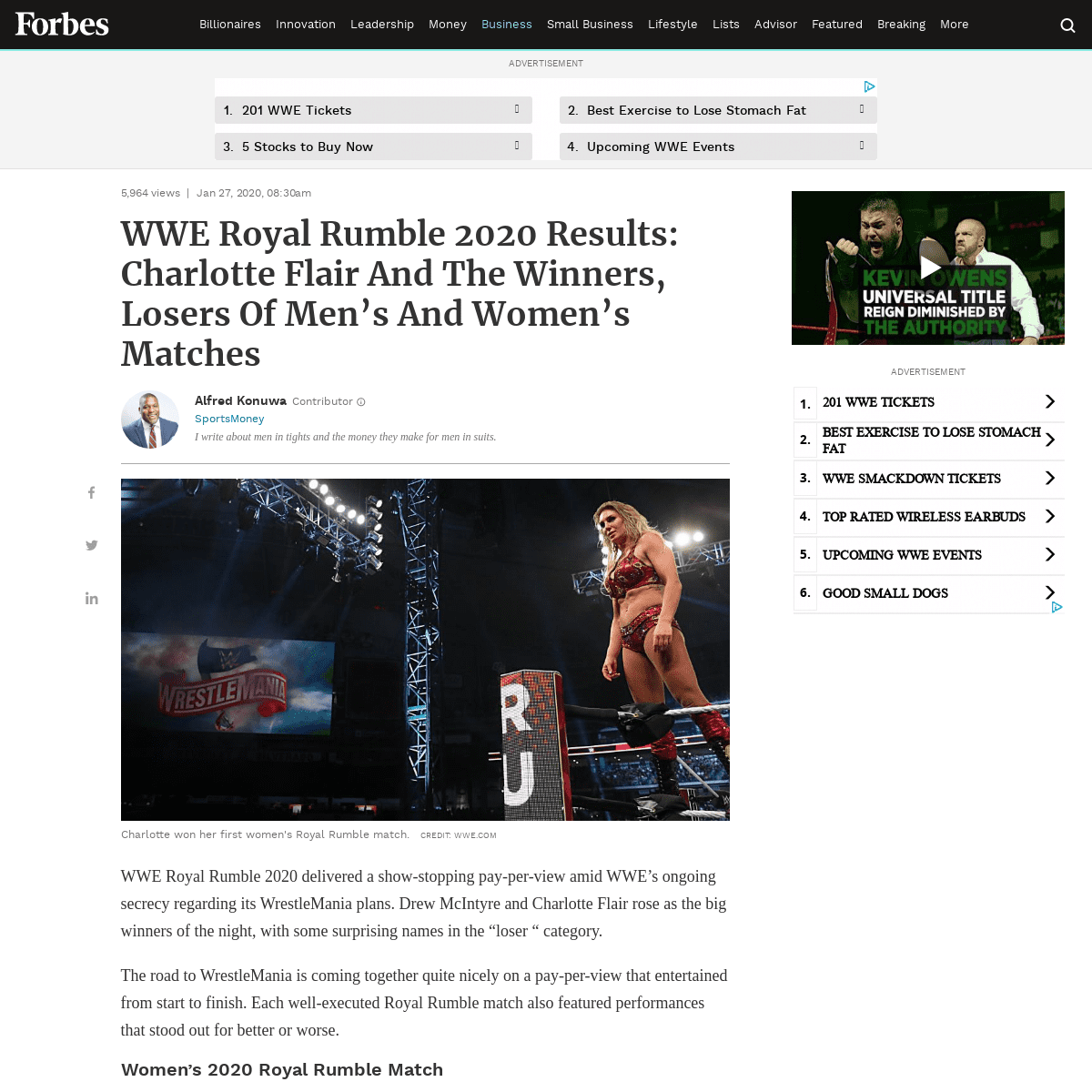 A complete backup of www.forbes.com/sites/alfredkonuwa/2020/01/27/wwe-royal-rumble-2020-results-charlotte-flair-and-the-winners-