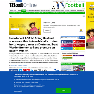 A complete backup of www.dailymail.co.uk/sport/football/article-8032389/Werder-Bremen-0-2-Borussia-Dortmund-Haaland-target-send-