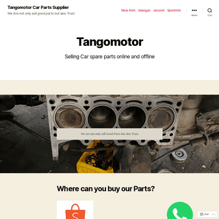 A complete backup of tangomotor.com