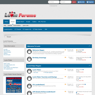 A complete backup of luvinforums.com