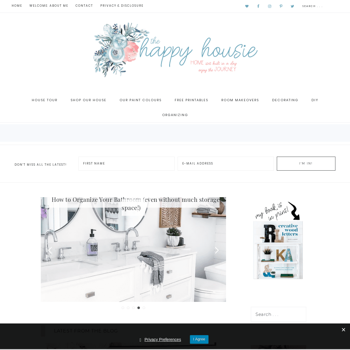 A complete backup of thehappyhousie.porch.com