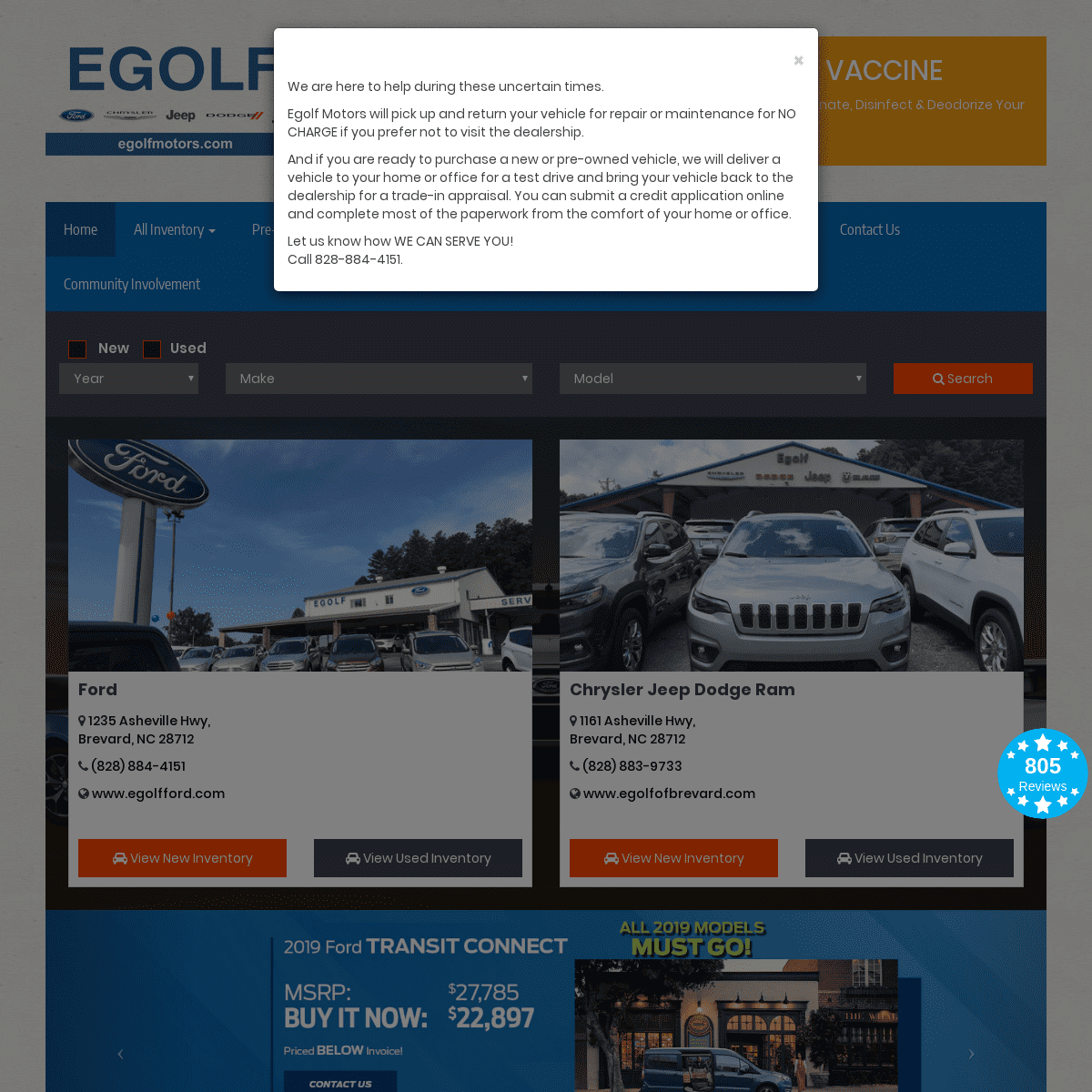 A complete backup of egolfmotors.com