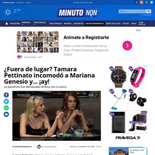 A complete backup of www.minutoneuquen.com/entretenimiento/2020/2/21/fuera-de-lugar-tamara-pettinato-incomodo-mariana-genesio-y-