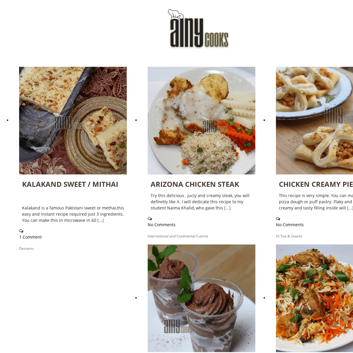 A complete backup of ainycooks.com