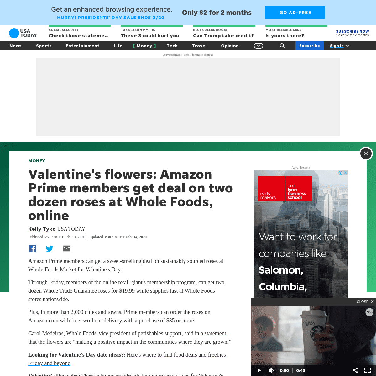 A complete backup of www.usatoday.com/story/money/2020/02/13/valentines-day-flower-deal-whole-foods-market-roses-prime-members/4