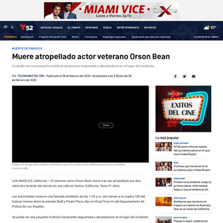 A complete backup of www.telemundo52.com/noticias/local/muere-atropellado-actor-veterano-orson-bean/2050435/