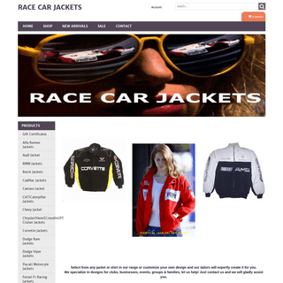 A complete backup of racecarjackets.net