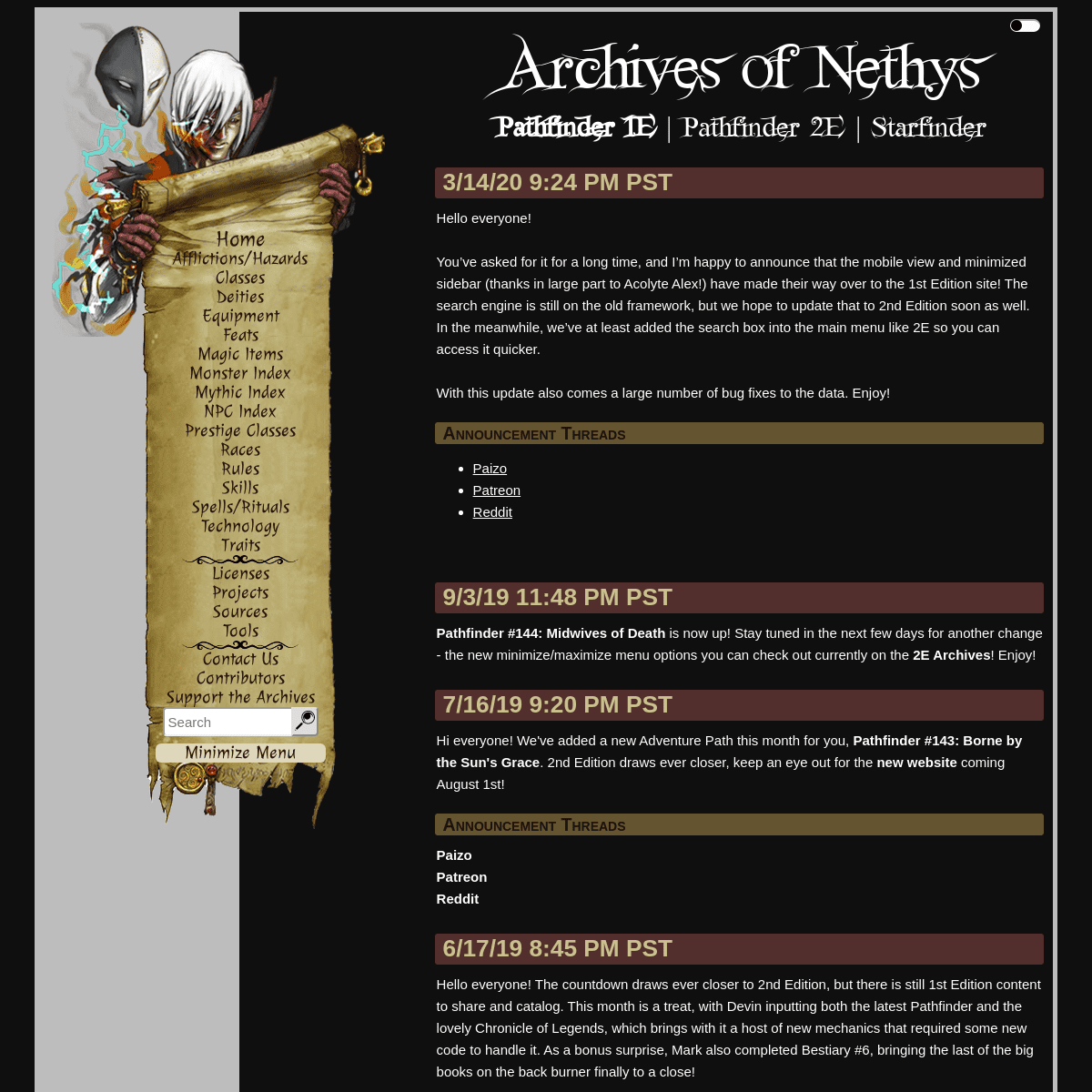 archives of nethys wayang spellhunter