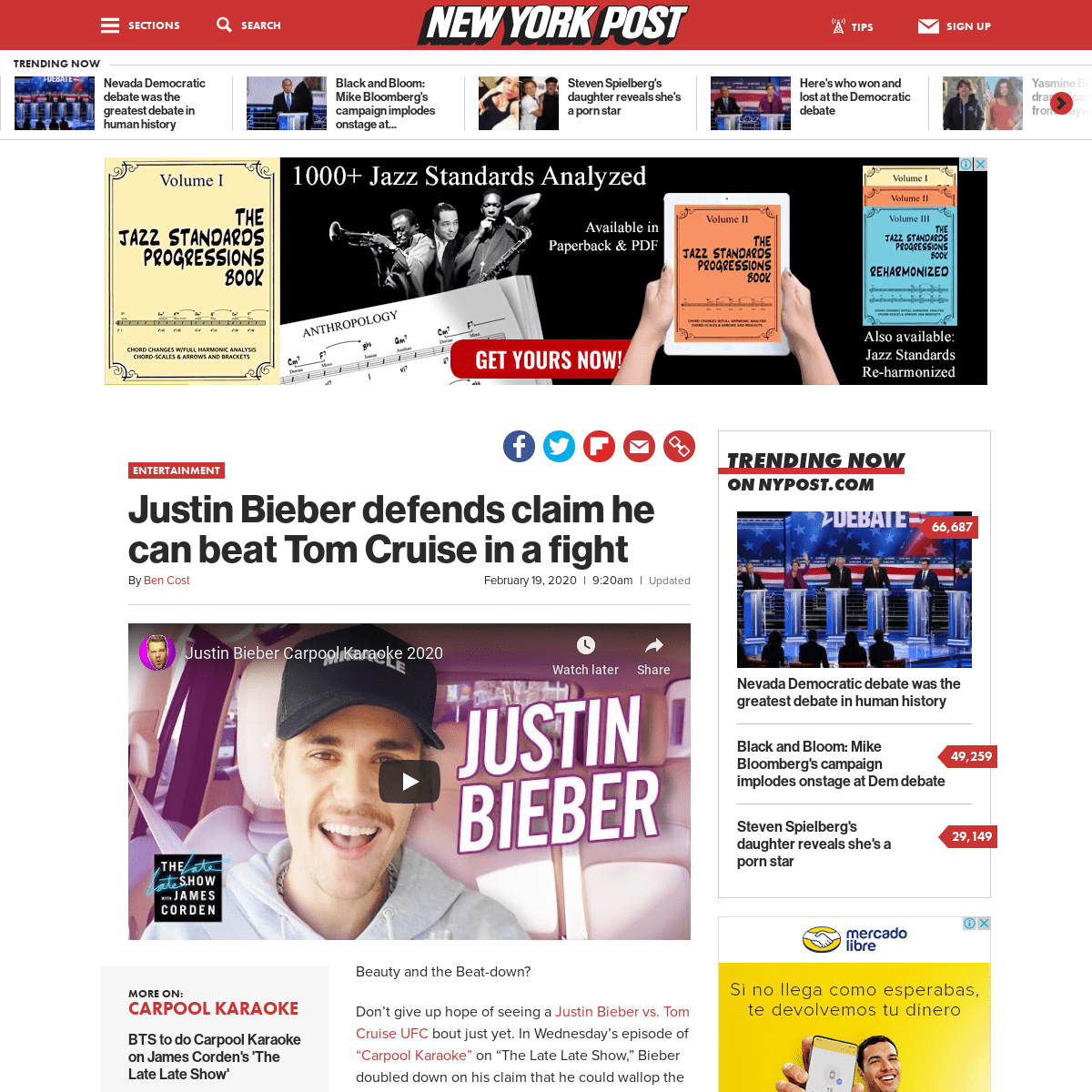 A complete backup of nypost.com/2020/02/19/justin-bieber-defends-claim-he-can-beat-tom-cruise-in-a-fight/