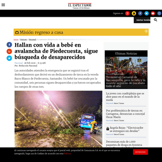 A complete backup of www.elespectador.com/noticias/nacional/12-personas-desaparecidas-deja-desbordamiento-de-quebrada-en-piedecu