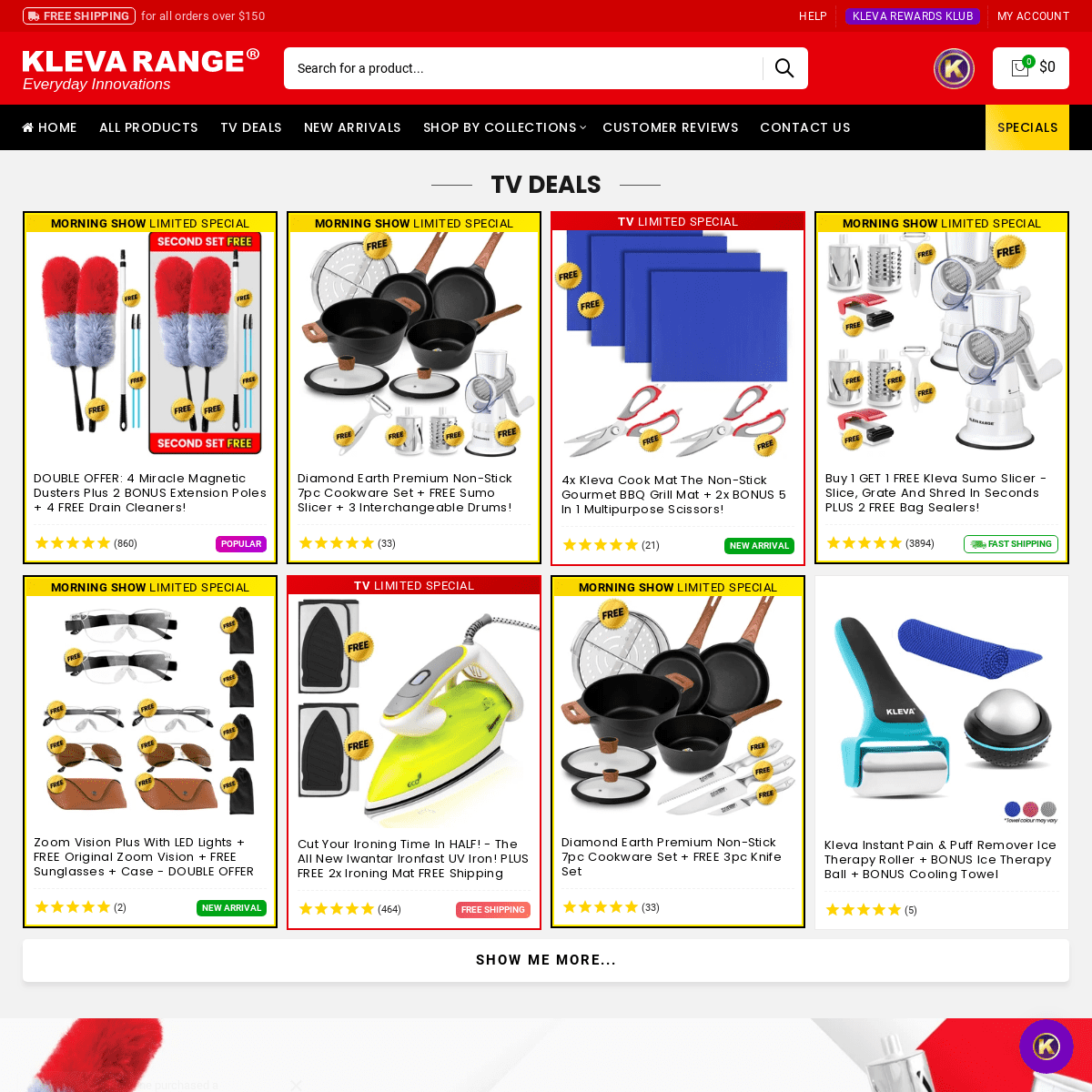 A complete backup of klevarange.com.au