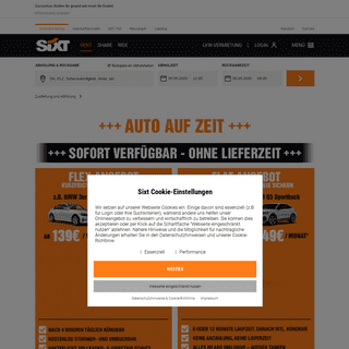 A complete backup of sixt.de