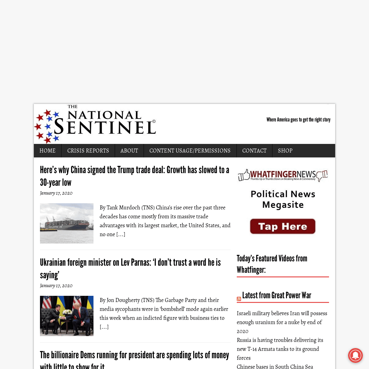 A complete backup of thenationalsentinel.com