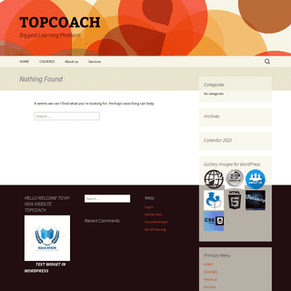 A complete backup of topcoach.life