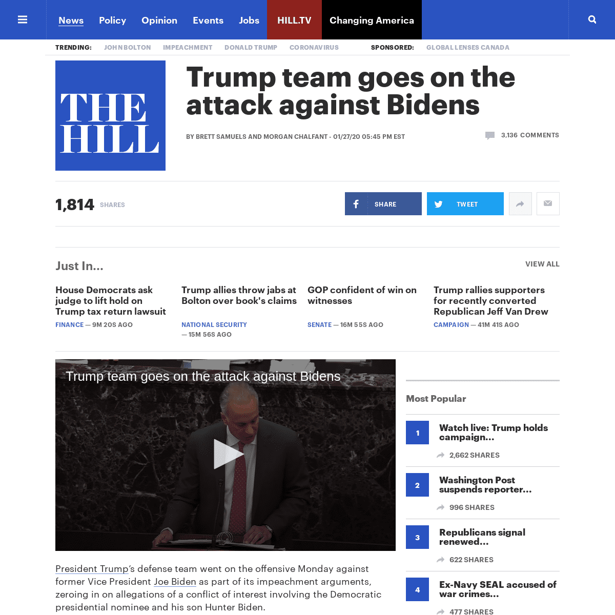 A complete backup of thehill.com/homenews/senate/480173-trump-team-goes-on-the-attack-against-bidens