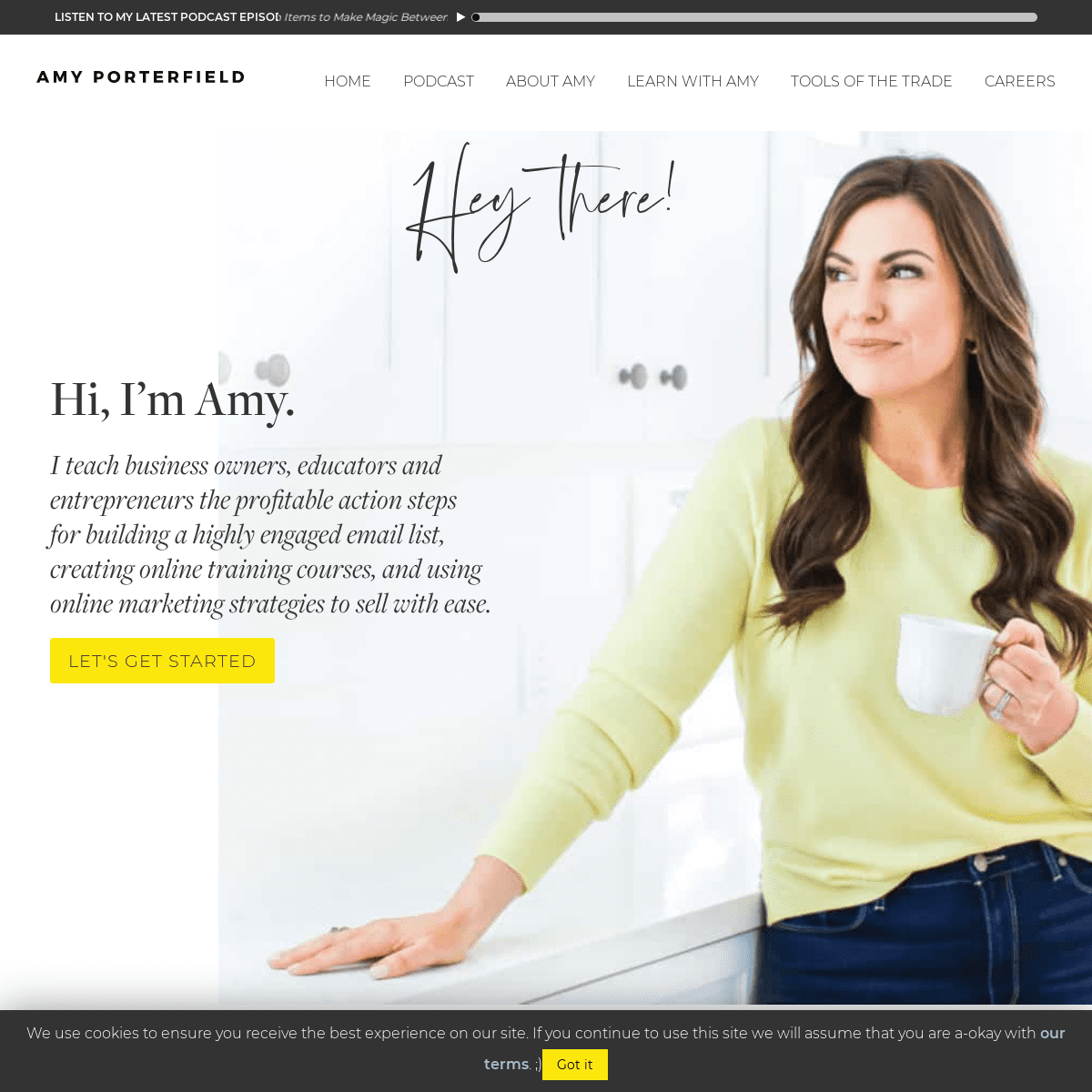 A complete backup of amyporterfield.com