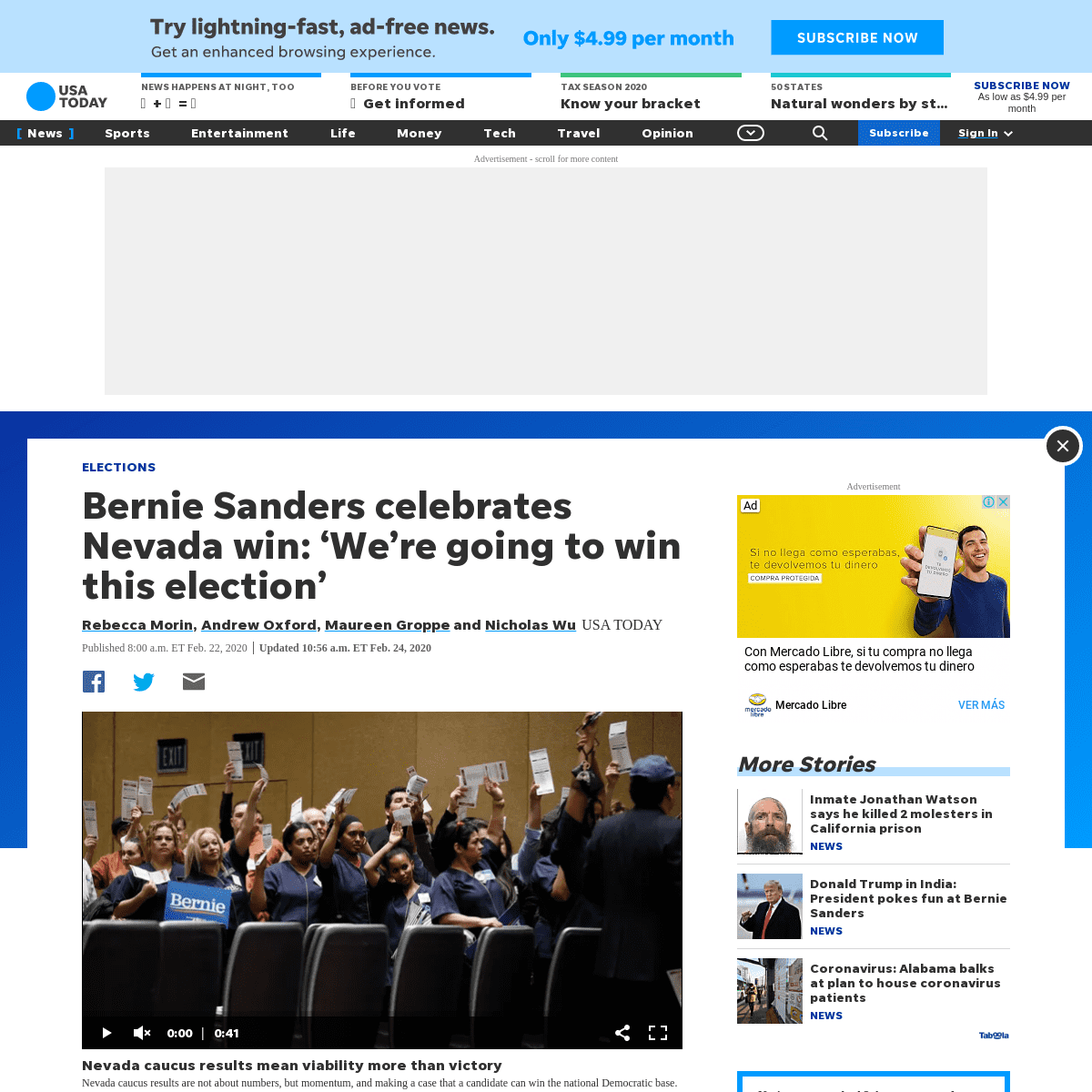 A complete backup of www.usatoday.com/story/news/politics/elections/2020/02/22/nevada-caucuses-bernie-sanders-democrats-look-kee