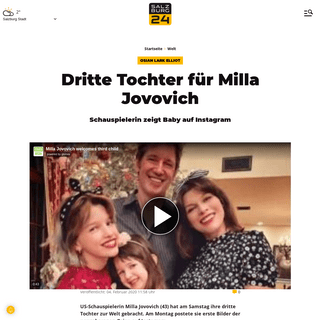 A complete backup of www.salzburg24.at/news/welt/milla-jovovich-bringt-dritte-tochter-zur-welt-82980307