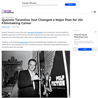 A complete backup of www.cheatsheet.com/entertainment/quentin-tarantino-just-changed-a-major-plan-for-his-filmmaking-career.html