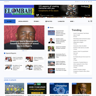 A complete backup of elombah.com