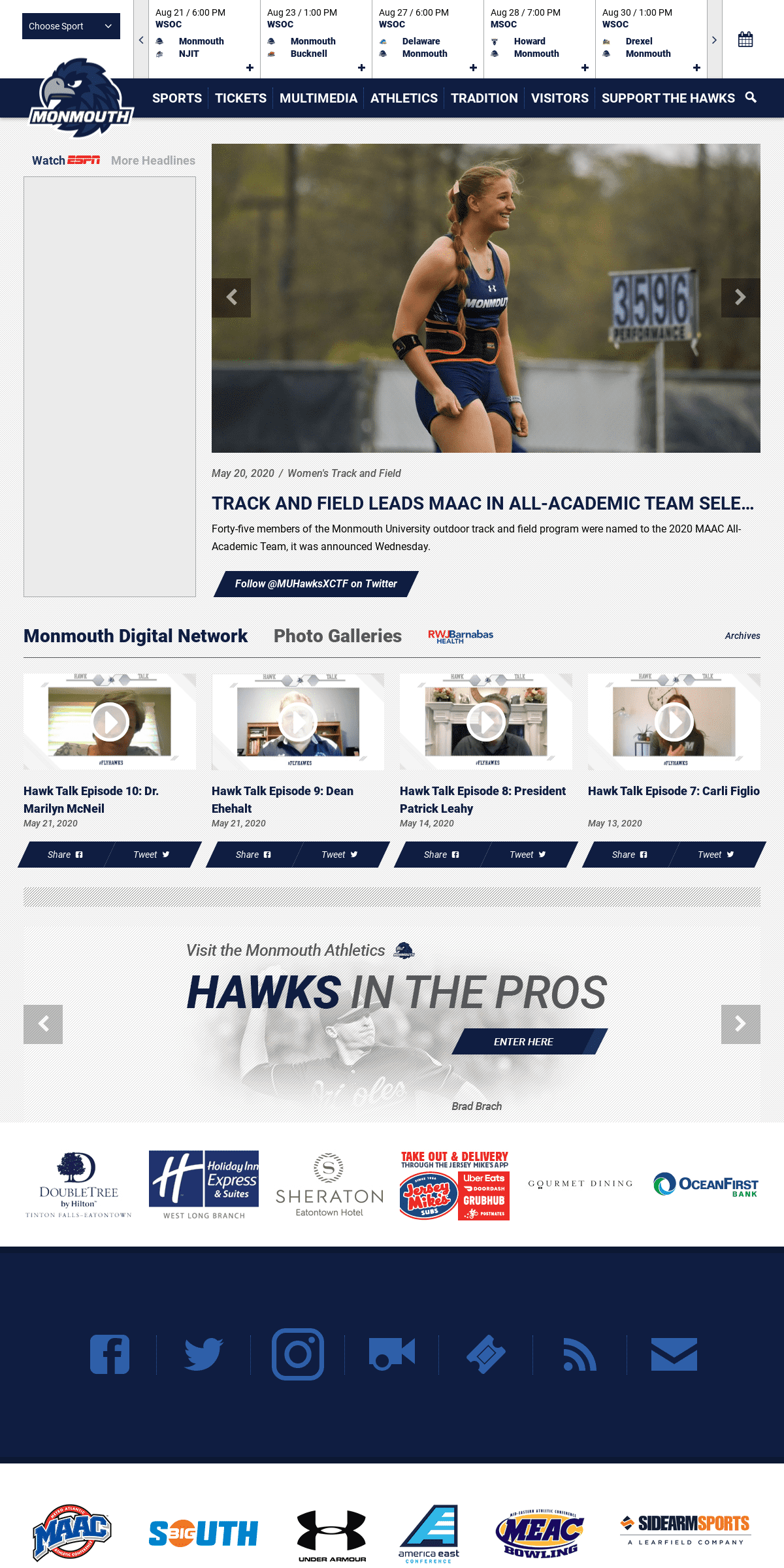 A complete backup of monmouthhawks.com