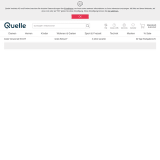 A complete backup of quelle.ch