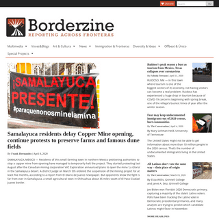 A complete backup of borderzine.com