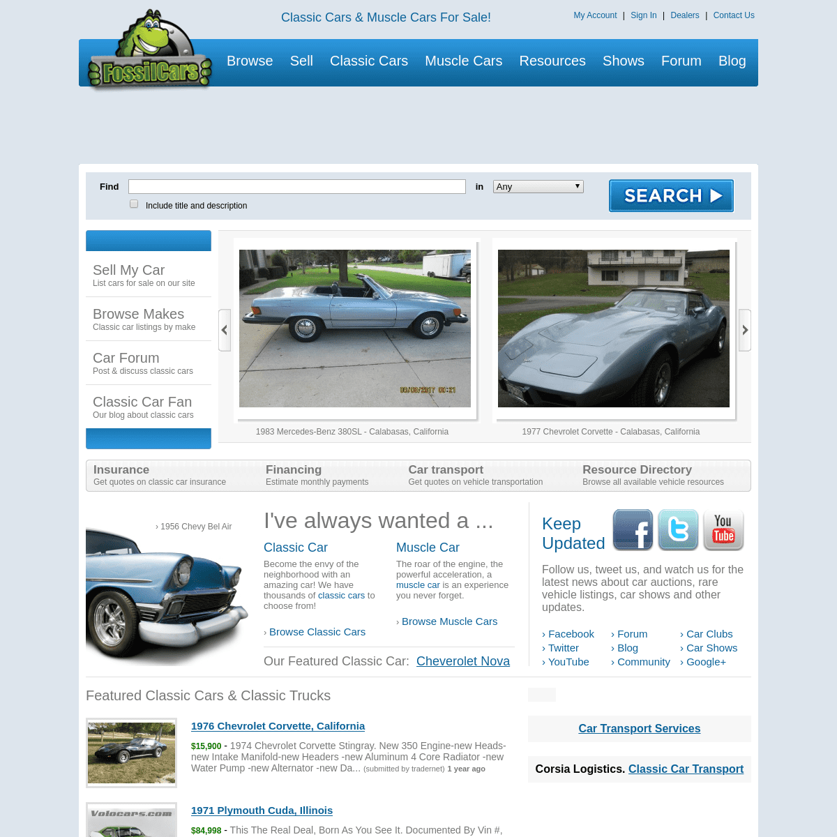 A complete backup of fossilcars.com