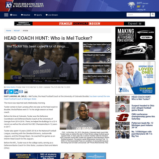 A complete backup of www.wilx.com/content/news/Who-is-Mel-Tucker--567798421.html