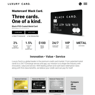 A complete backup of luxurycard.com