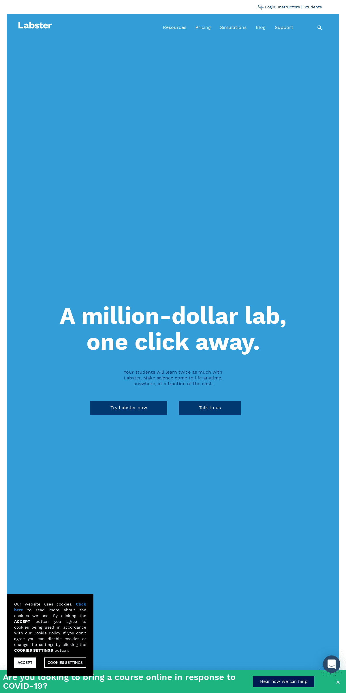 A complete backup of labster.com
