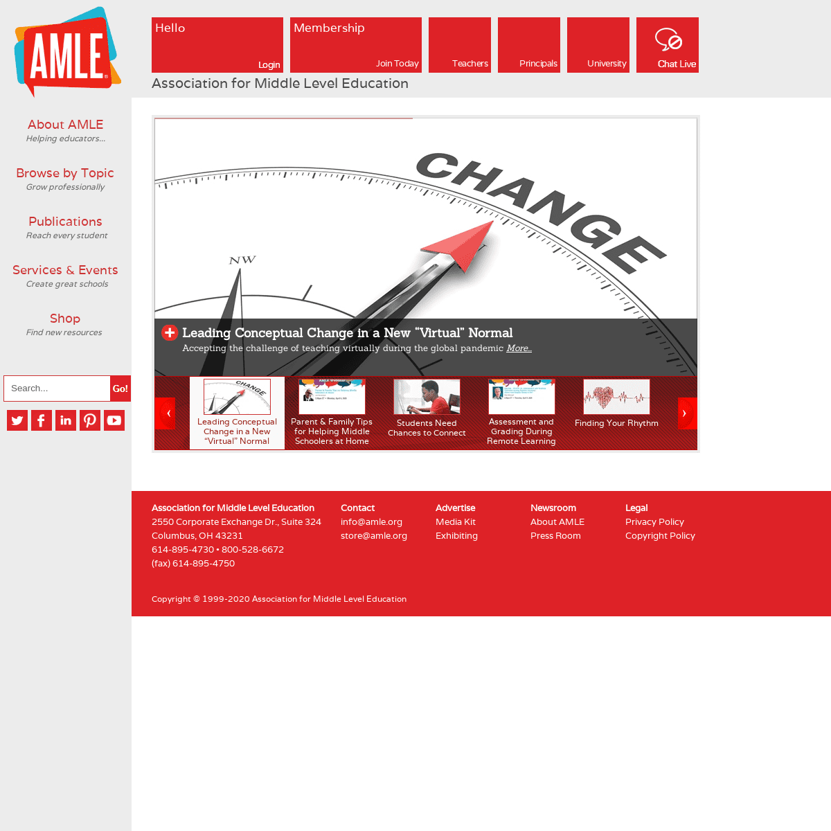 A complete backup of amle.org