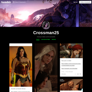 A complete backup of crossman25.tumblr.com