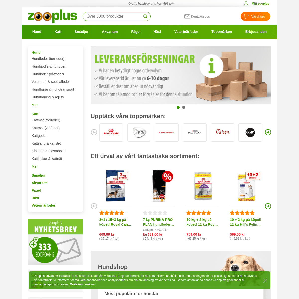 A complete backup of zooplus.se