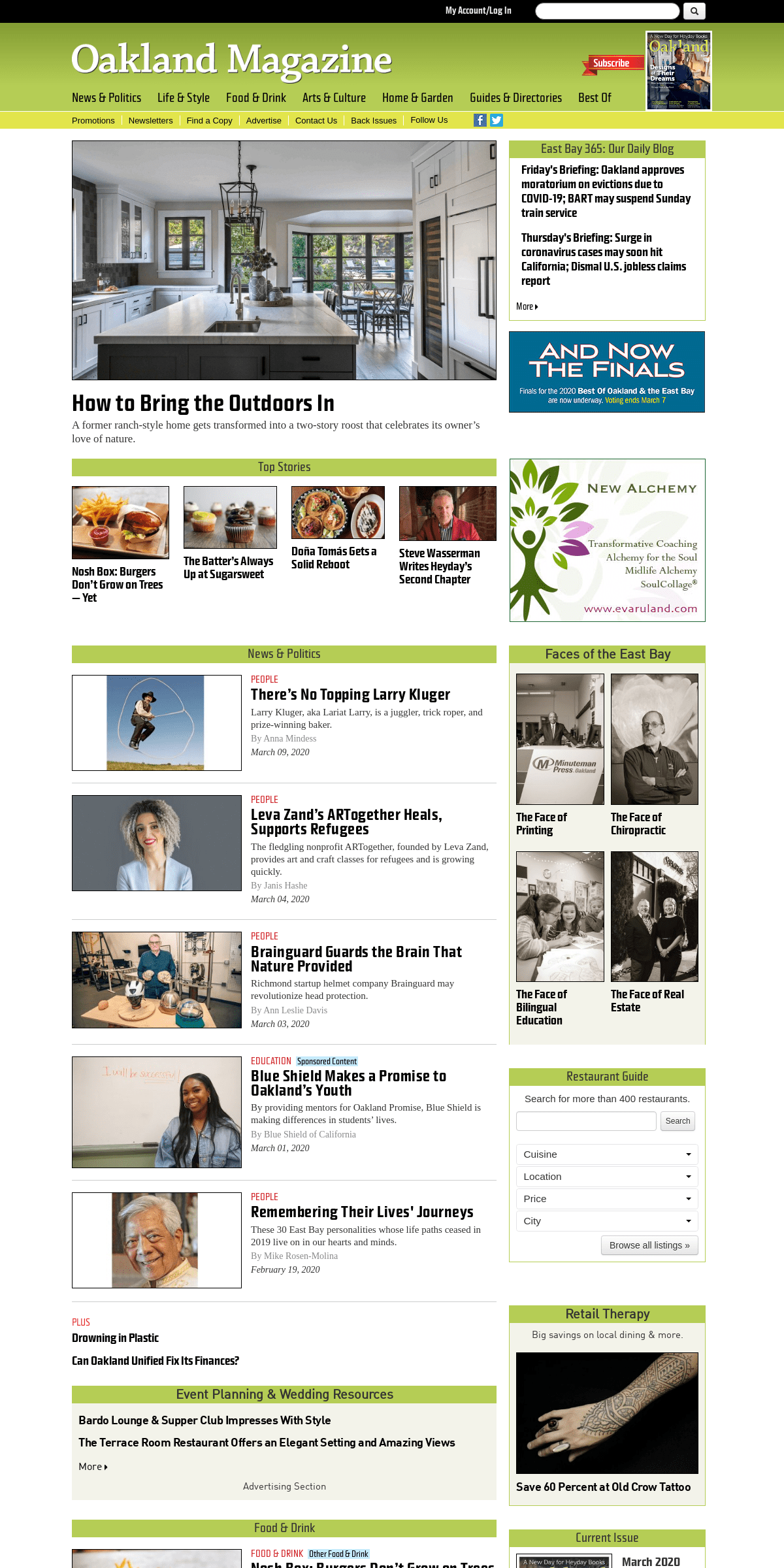A complete backup of oaklandmagazine.com